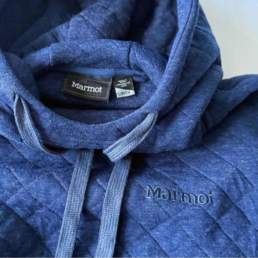 Marmot Navy Quilted Pullover